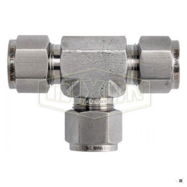 The Right Connection Instrumentation Union Tee, 3/4 in, Tube, 316 SS, Domestic